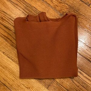 Boatneck batwing sleeved dolman sweater